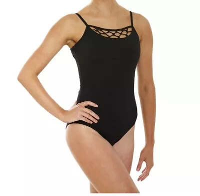 Black Camisole Leotard - Dance Ballet • £21.75