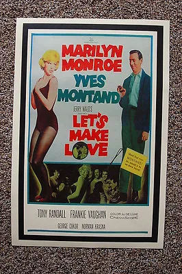 Lets Make Love Lobby Card Movie Poster Marilyn Monroe Yves Montand Tony Randall • $4