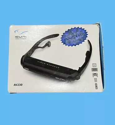 ICUITI 3D AV230 Personal LCD Video Eyewear 2006 Complete In Box • $79.99