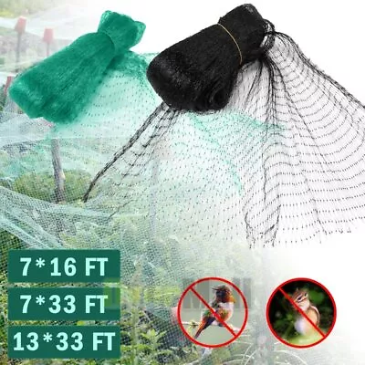 Anti Bird Netting Mesh Pond Net Protection Tree Crops Plant Fruit Garden Barrier • $8.79