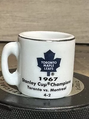 NHL Stanley Cup Crazy. 1.25  Mini Mug -Toronto Vs. Montreal-  1967 Champs • $8.79