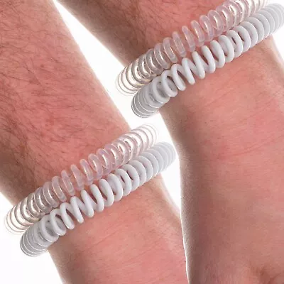 £4.48 • Buy MOSQUITO & INSECT REPELLENT WRISTBAND 4Pc SET Anti Midge Nat Bugs Bracelets Band