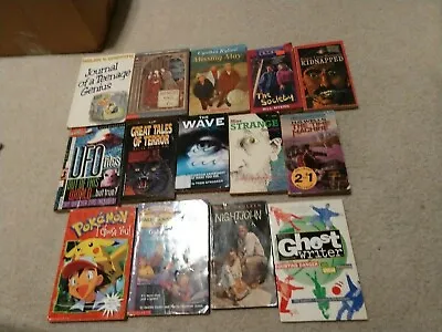 Lot Of 14 Books: Pokemon I Choose You! UFO Files Goblins Don't Play Video Game • $7