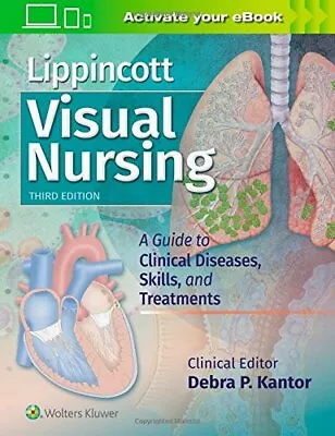 Lippincott Visual Nursing By Kantor  New 9781496381781 Fast Free Shipping.. • $107.95