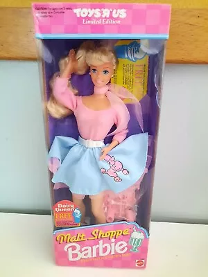 Malt Shoppe Barbie Doll Toys R Us Limited Edition #4581 1992 Mattel • $19.99