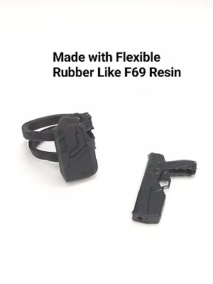 3d Print LEFT SIDE MAXIM HOLSTER &GUN 1:12 6  GI Joe Classified/Marvel Legend • $11.99