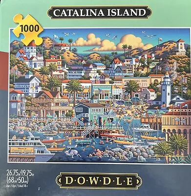 Jigsaw Puzzle 1000 Pieces MEGA Hometown Collection Roadside Icons Doodle Brand • $13.99