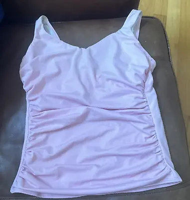Miraclesuit Tankini Top Women's 12DD Pink • $23.50