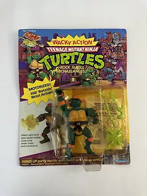 Rock N Roll Michaelangelo 1989 Teenage Mutant Ninja Turtles - IN BOX - VINTAGE  • $125