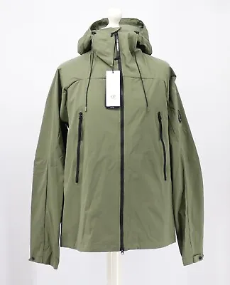 Cp Company Pro-tek Mens Lightweight Hooded Jacket Ivy Green 54 Uk M Rrp £495 • £158.76