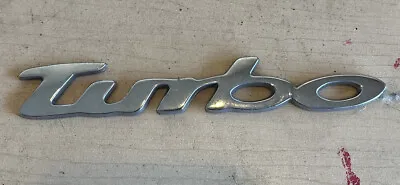 Volkswagen Chrome Turbo Emblem Oem • $14.95