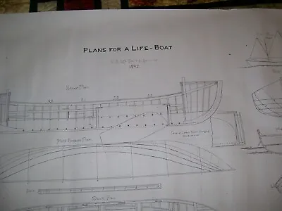Life Boat     Ship   Model  Boat Plans • $24.34