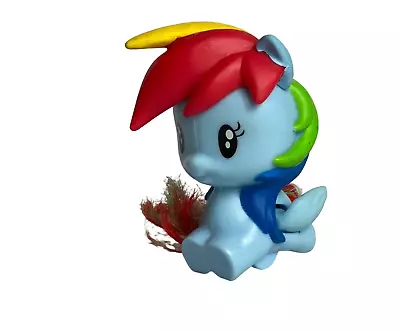 My Little Pony Rainbow Dash Small Hard Plastic Toy Wings Flap Colorful Horse • $9.88