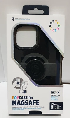 $45 • Buy IPhone 13 Pro Max (6.7 ) PopSockets PopCase MagSafe Slide Case - Black