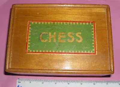 Empty Chess Box By John Jaques & Son  Antique Retro Vintage • £149.99