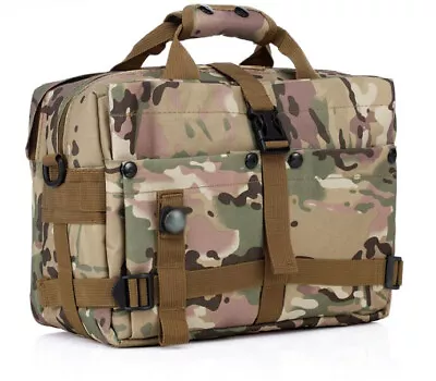 Tactical Military Laptop Messenger Bag Men Computer Camera Shoulder Pack Hiking • $48.36