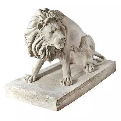 Left: British Manor Grande Scale Lion Gate Driveway Entry Garden Sculpture • $2737.68