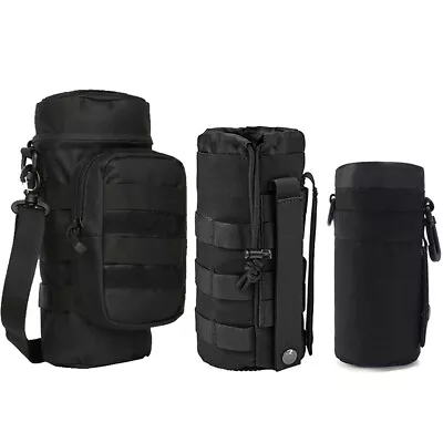 Tactical Military Molle Water Bottle Pouch Holder Hiking Kettle Gear Pack Bags • $7.98
