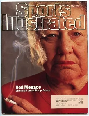 May 20 1996 Marge Schott Cincinnati Reds Sports Illustrated • $2.20