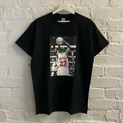 Michael Jordan Basketball Black Tee T-shirt By ACTUAL FACT • £19.99