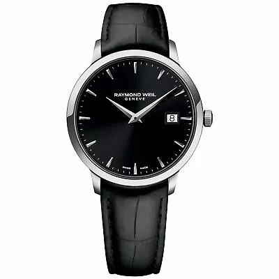 Raymond Weil 5488-STC-20001 Men's Toccata Black Quartz Watch • $259