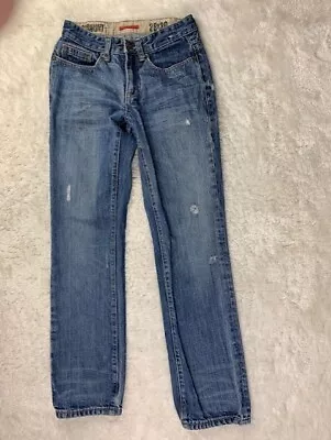 Converse One Star Mens Jeans Size 28x30 Vintage Straight Distressed Cotton • $19.99