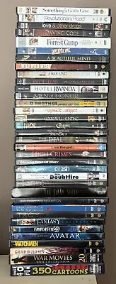DVD Lot Of 35 Movies - Mixed Genres - No Duplicates - Many Award-winning • $19.95