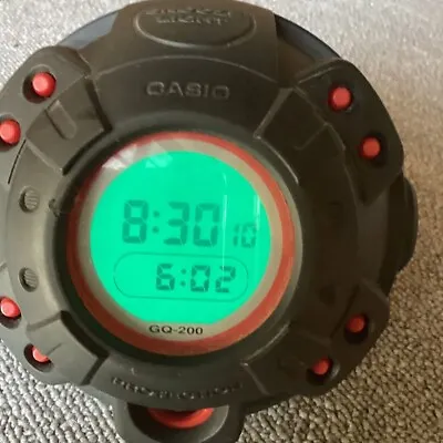 CASIO G-SHOCK GQ-200 MUSCLE TIME Alarm Clock Vintage Operation Confirmed F/S • $100.20