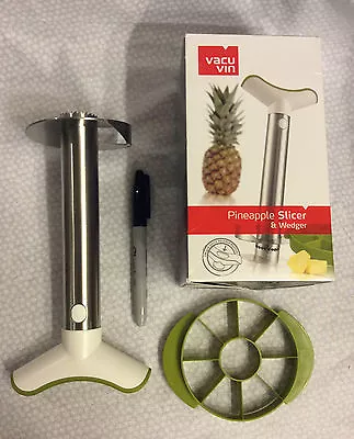 NIB-4 Stainless Pineapple Slicers With Wedger-ship Free • $84