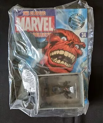 Classic Marvel Figurine Collection #34 Red Skull Hand Painted Lead Figurine • $23.99