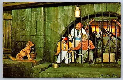 Damaged Card - Pirates In Jail Walt Disney World Chrome Postcard • £4.34