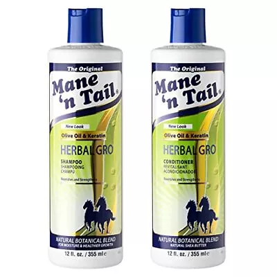 Mane 'n Tail Herbal Gro Shampoo And Conditioner Twin Pack Nourishes&Strengthens • £13.72