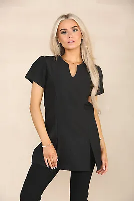 SPA Beauty &Hair Salon Hairdressing Uniform Nail Massage Therapist Tunic R 6 _20 • £12.99