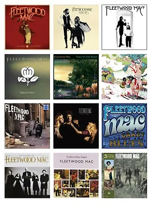 £5.99 • Buy Fleetwood Mac Album Covers Set Of 12 Flexible Thin  Fridge Magnets Peter Green