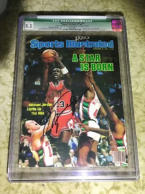 Sports Illustrated 1984 Michael Jordan CGC 8.5 Signed COA HIGHEST SIGNED OF 298 • $37500