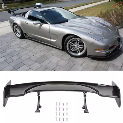 For Chevy Corvette C3 C5 46  GT Rear Trunk Spoiler Lip Roof Tail Wing Glossy • $149.09