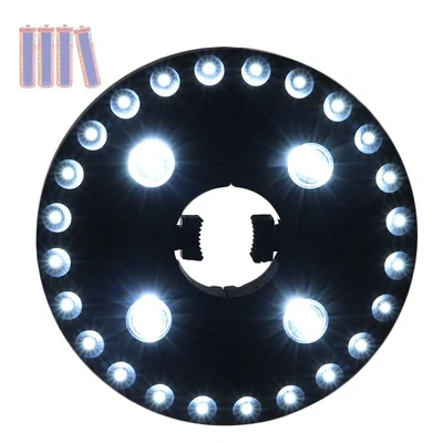 $21.11 • Buy Beach Disc Hanging Lights Tent Lights Camping Lights Umbrella Light 24+4 Led