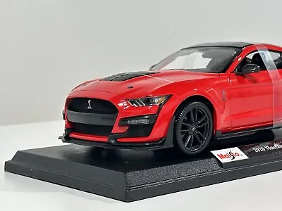 No Box Maisto Mustang Shelby GT500 2020 1:18 Scale Diecast Toy Model GT Car Red • $29.99