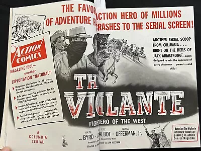 MOTION PICTURE HERALD 1947 THE VIGILANTE Action Comics Possessed Joan Crawford + • $29.99