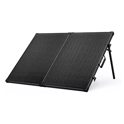 £89.68 • Buy 100W Foldable Solar Panel Suitcase 12V Portable Off-Grid Panel With Kickstand