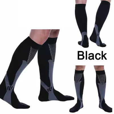 Men Women Compression Socks Knee High Stockings 20-30mmHg Support Miracle Calf • $7.85