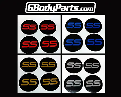 Chevrolet Monte Carlo SS Colored Center Cap Inlay Decal Sticker  - SET OF 4 • $15