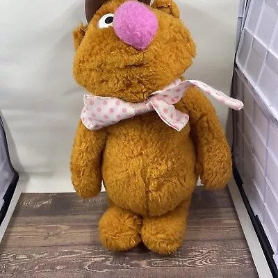 The Muppets Fozzie Bear Fisher Price #851 Muppet Doll Plush 1976 14  Jim Henson • $24.99