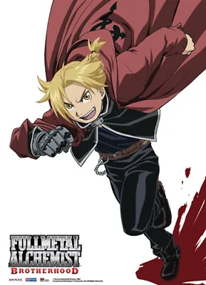 Fullmetal Alchemist Brotherhood Edward Elric Wall Scroll Anime Licensed NEW • $24.95