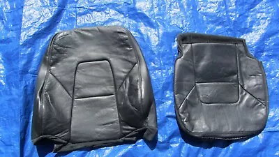 2004 Volvo S80 2.5T OEM Dark Gray Driver Left Side Leather Seat Cover 2 Pieces • $185