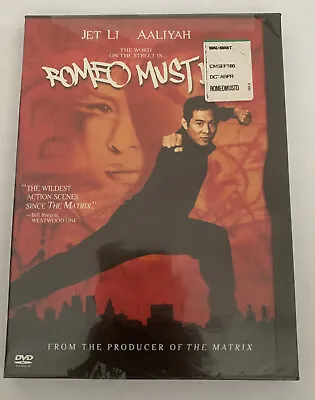 Romeo Must Die (DVD 2000) Aaliyah Jet Li Widescreen Warner Bros. Snapcase New • $7.95