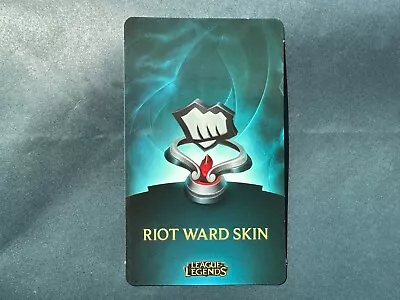 League Of Legends Riot Ward Skin Card Collectible - 2014 RARE LoL Sivir PAX • $12