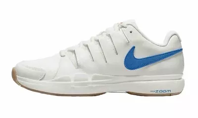 Men's Size 8 Nike Zoom Vapor 9.5 Tour LTR Sail University Blue UNC Tennis Shoes • $109.95