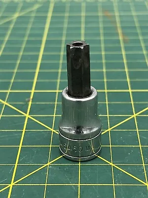 SK Hand Tools 45450 3/8 Dr T50 Tamper Proof Torx Chrome Bit Socket - USA • $19.99