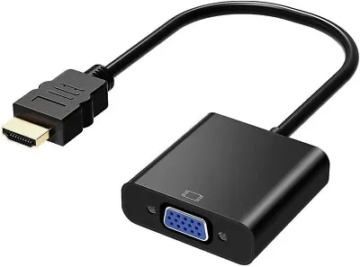 1080P HDMI Male To VGA Female Video Converter Adapter Cable . PC DVD HDTV New • $9.95